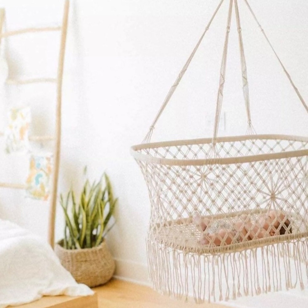 Macrame Moses Basket Bassinet